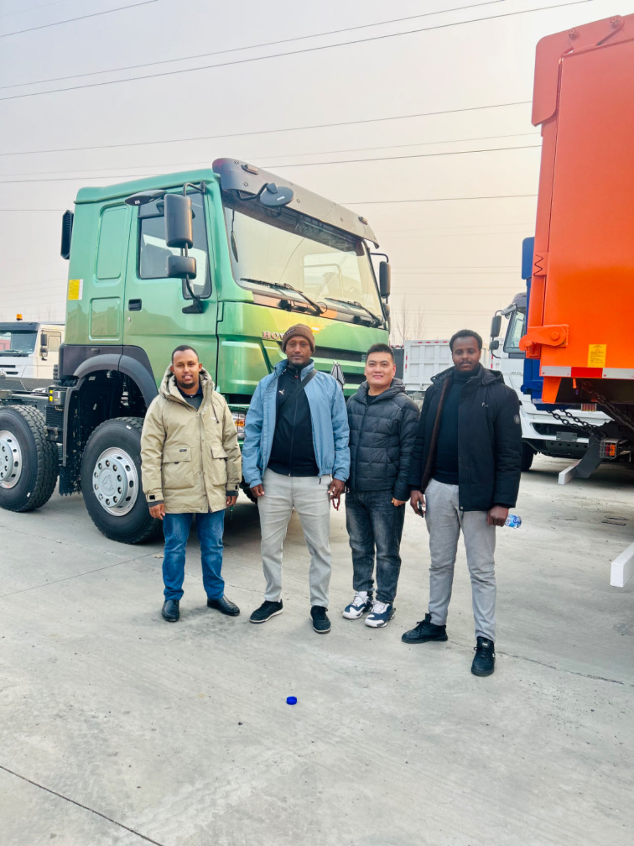 Customer from Senegal visit our factory .